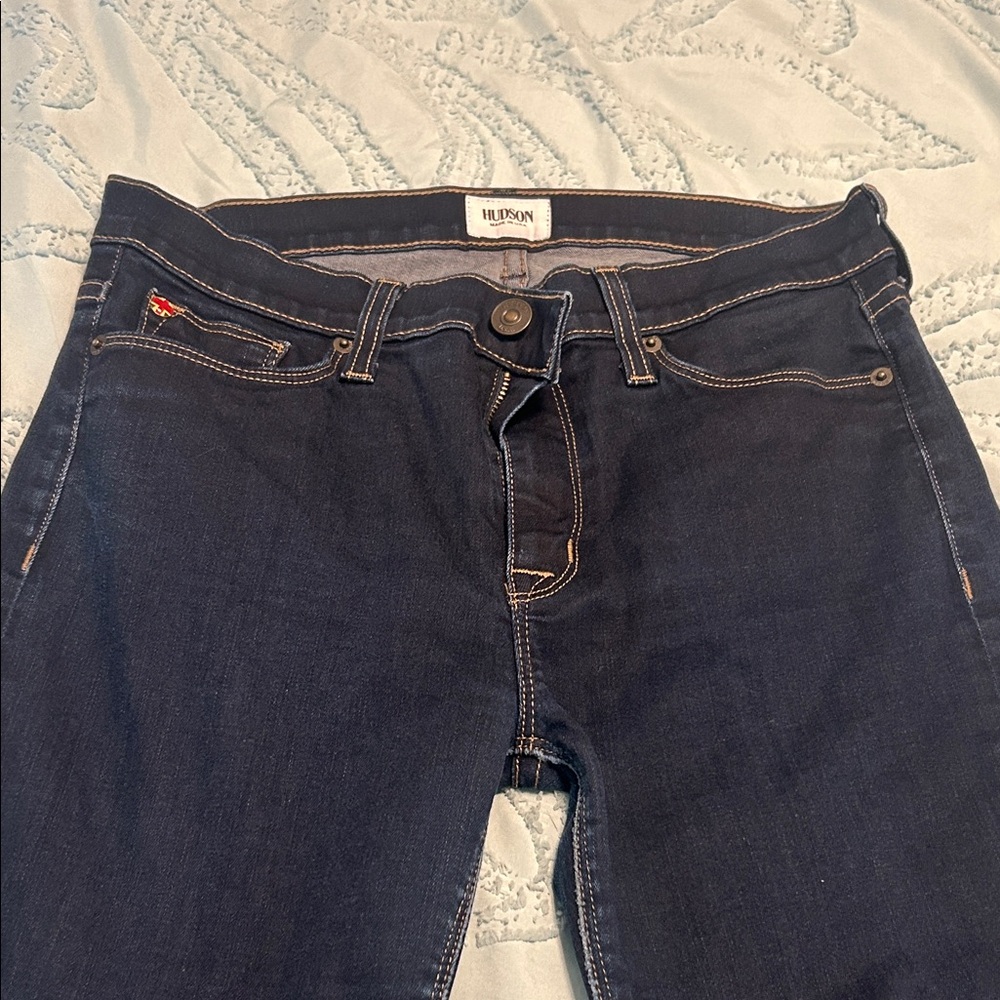 Hudson Jeans Women's Dark Indigo Skinny Jeans